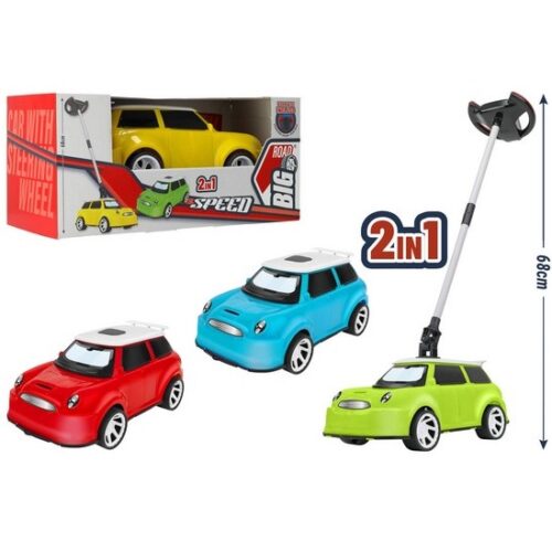 Auto sportiva 30cm con manico e Volante