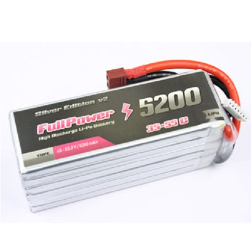 FullPower - Batteria Lipo 4S 5200mAh 35C Silver V2 - DEANS