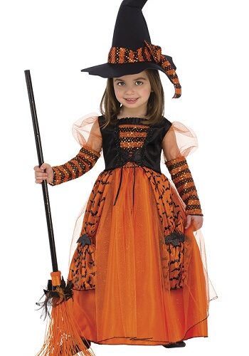 Costume Strega Brillante 3-4 anni
