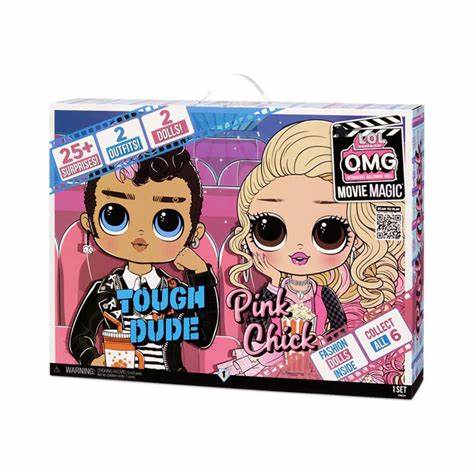 L.O.L. OMG MOVIE MAGIC- TOUGH DUDE e PINK CHICK