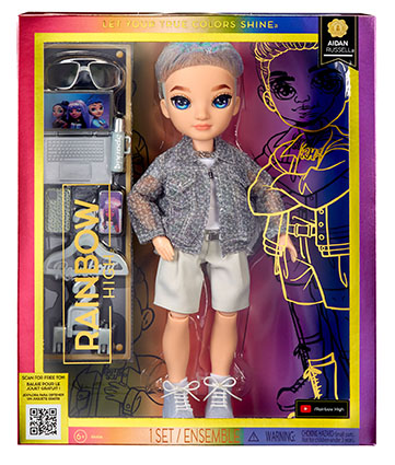 Rainbow High AIDAN RUSSEL boy Fashion Doll  ass2