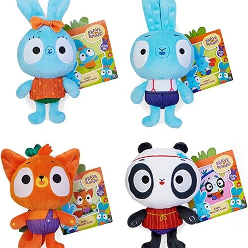 Brave Bunnies - Peluche 30 cm asst.