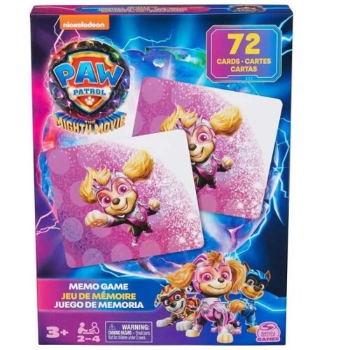Paw Patrol The Mighty Movie memo match game