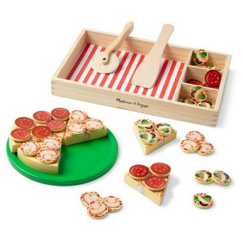 Playset Pizza Party in legno