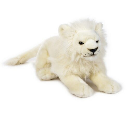 Leone bianco peluche 60cm