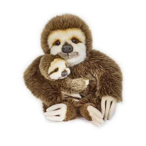 Bradipo con baby peluche 40 cm