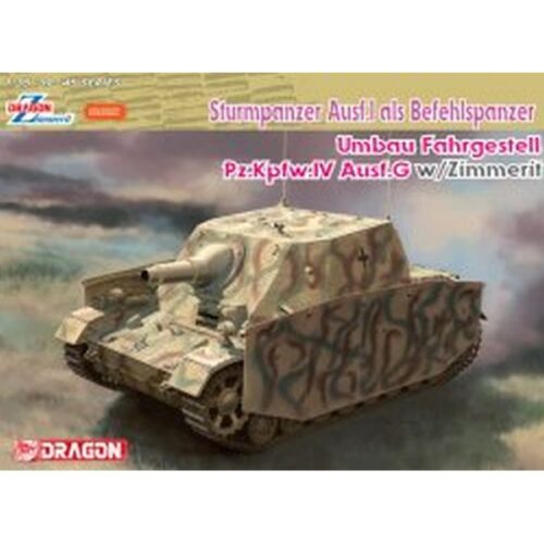 1/35 STURMPANZER Ausf.l als BEFEHLSPANZER (UMBAU FAHRGESTELL Pz.Kpfw.IV Ausf.G) w/ZIMMERIT
