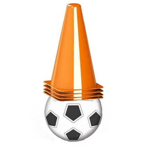 Pallone Mini World con 4 conetti
