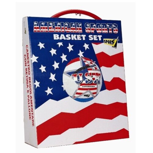 Basket set USA canestro + pallone