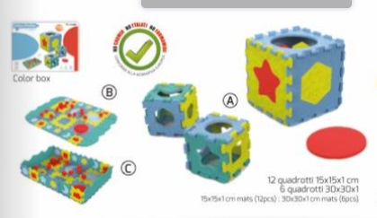 Eva Cubo Maxi con 20 palline