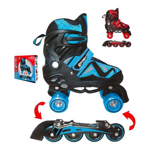Pattini Double 2 in 1  Blu / rosso 39-42