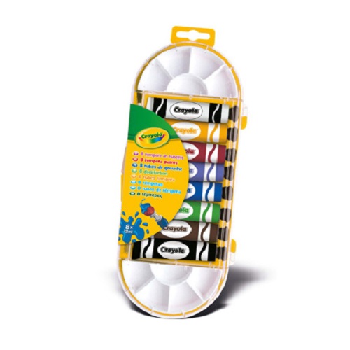 8 Tempere in tubetto