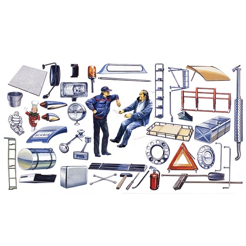 1/24 Truck Shop Accessories