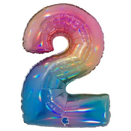 Palloncino metallico 2 rainbow