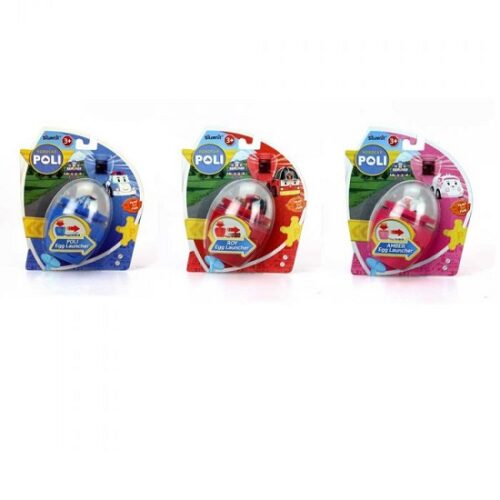 Robocar Poli - Uovo lancia veicolo asst.