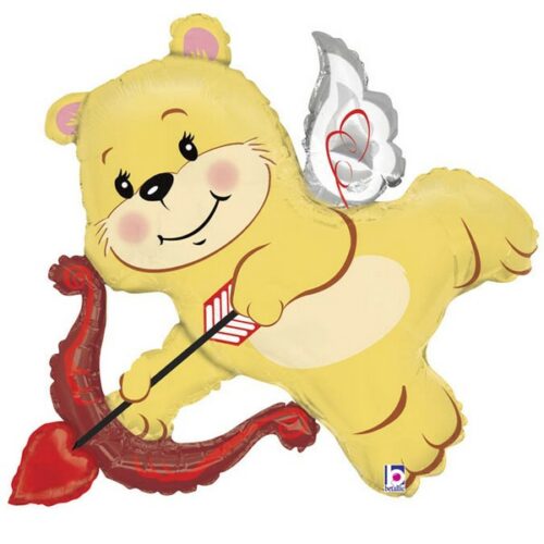 Palloncino metallico orso cupido