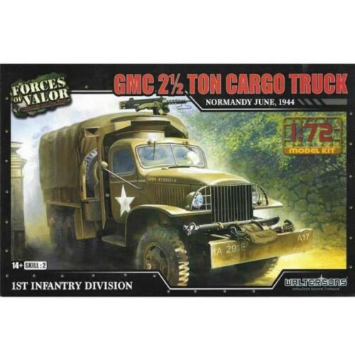 1/72 Kit montaggio GMC 2 1/2 Ton Cargo Truck