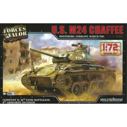 1/72 Kit montaggio US M24 Chaffee