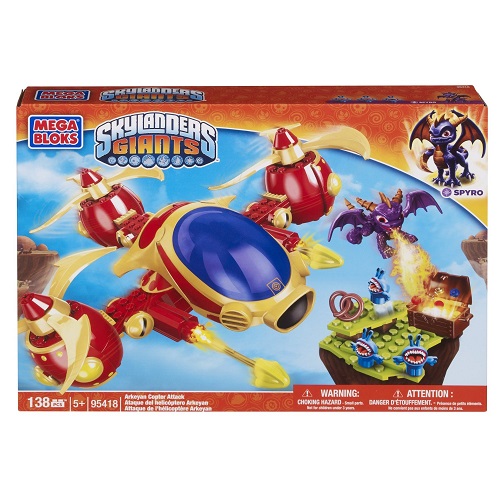 Megabloks- Skylander: Attacco dell'elicottero Areyan