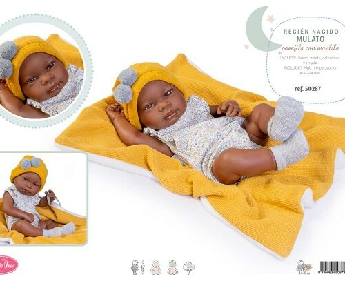 Bimba Mulatta cappello giallo