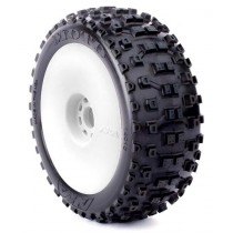 GOMME BUGGY 1:8 MOTO SOFT LONG WEAR (2) INCOLLATE SU CERCHI EVO