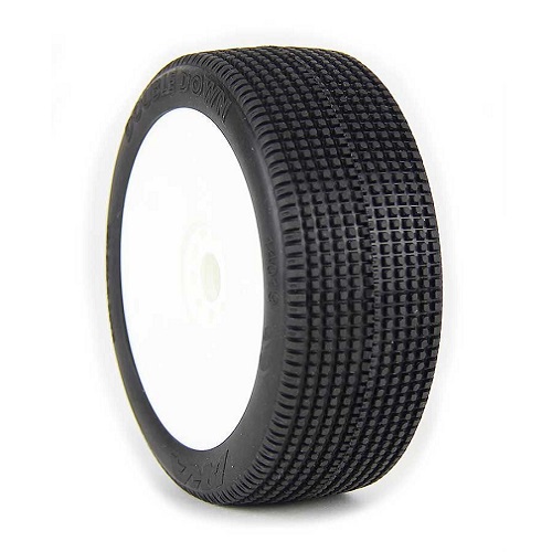 GOMME BUGGY 1:8 SU CERCHI EVO BIANCHI DOUBLEDOWN SOFT LONG WEAR