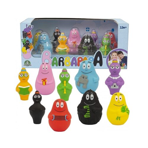 Barbapapà Set Famiglia 9 personaggi