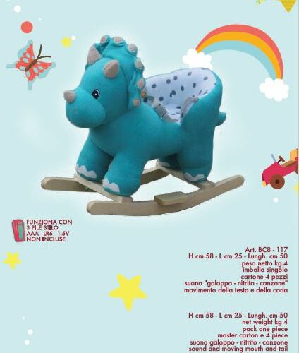 Dondolo DINOSAURO - poltrona