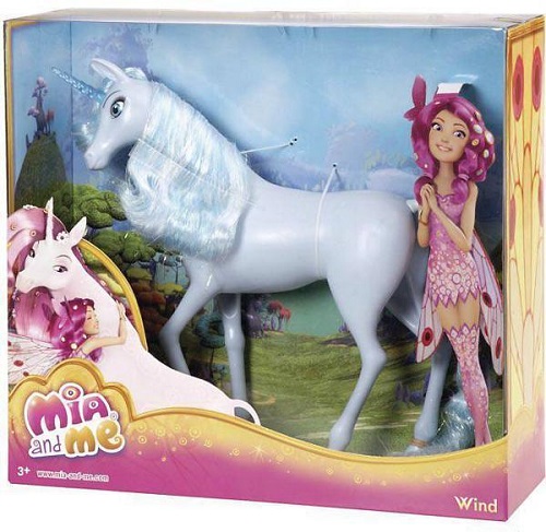 Mia and Me- unicorno azzurro WIND