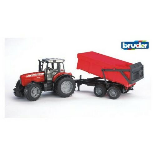 Massey Ferguson 7480 con Rimorchio Ribaltabile