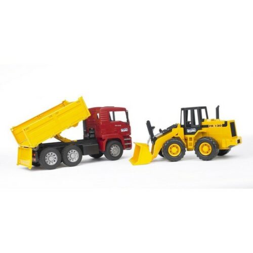 Man Set Dumper Camion e ruspa