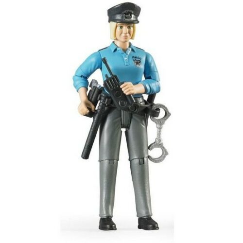 Poliziotta con attrezzi