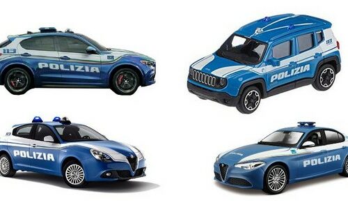1/43 auto  della Polizia asst.