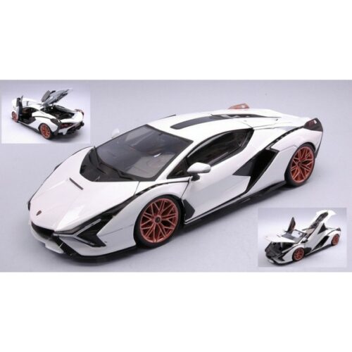 1/18 Lamborghini Sian FKP 37 2019 bianca