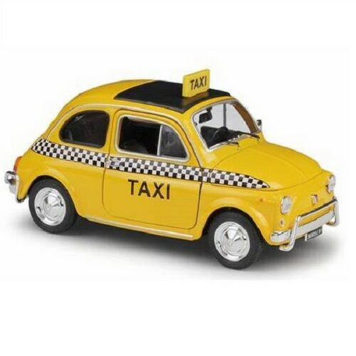1/24 Fiat 500 Taxi giallo