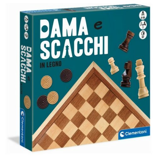 DAMA e SCACCHI in legno