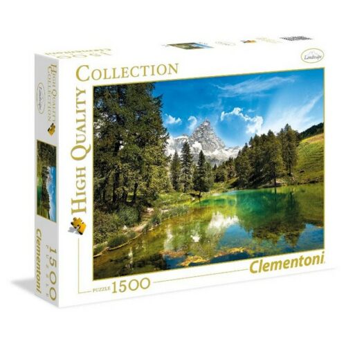 Puzzle 1500 pz LAGO BLU di montagna