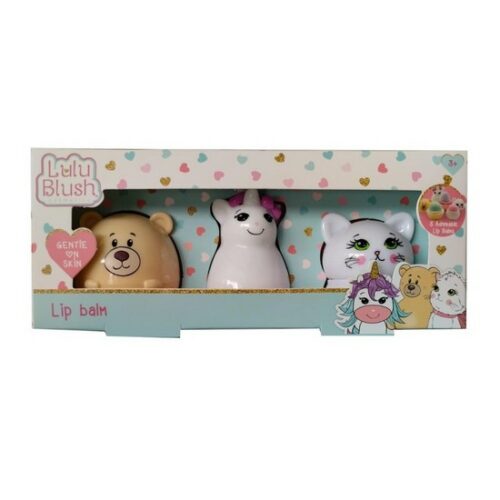 LULU Blush LIP Balm Gatto,Orsetto,Unicorno