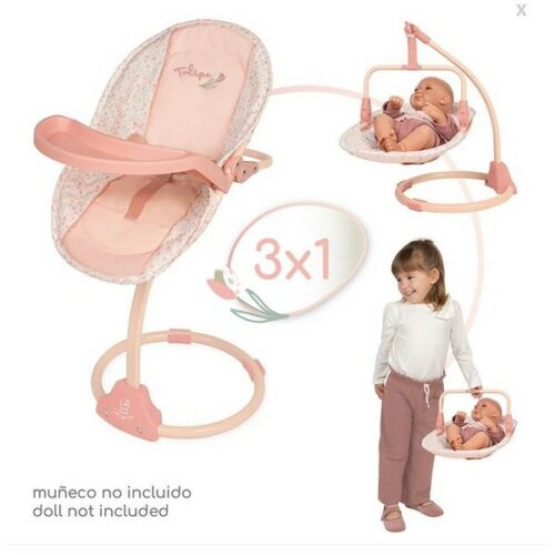 3 in 1 dondolino- seggiolone -porta bebè TULIP