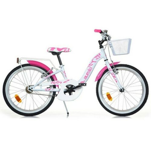 Bicicletta BIMBA 20" Bianca/Fuxia