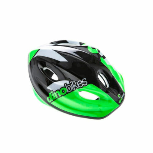 Casco Nero Verde x bici e pattini