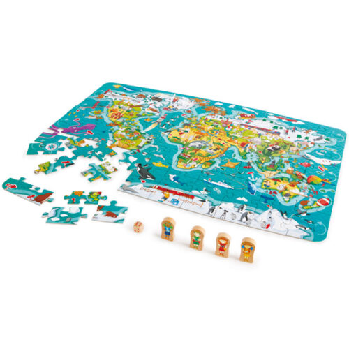 Puzzle Giro del mondo 2 in 1
