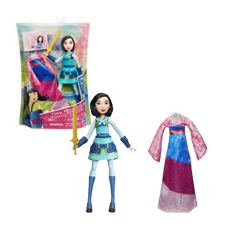 Mulan guerriera con cambio abito