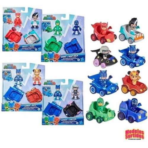 PjMasks Gufetta e Romeo con veicoli