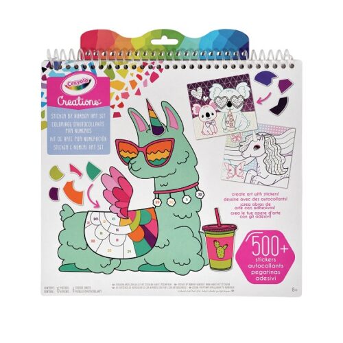 Crayola Creations Sticker e numeri da colorare