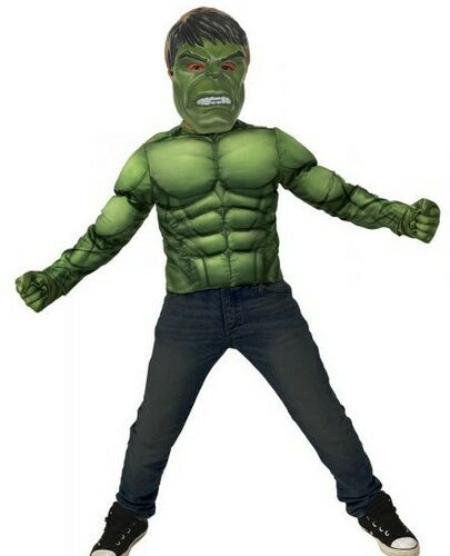 Maglia Hulk petto muscoloso  8-10 anni