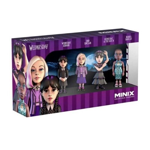 MINIX - Mercoledì  set 4 personaggi 7 cm