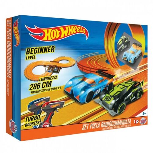 Pista a pulsanti Hot Wheels 268 cm