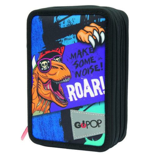 Astuccio 3 zip GoPop T-Rex