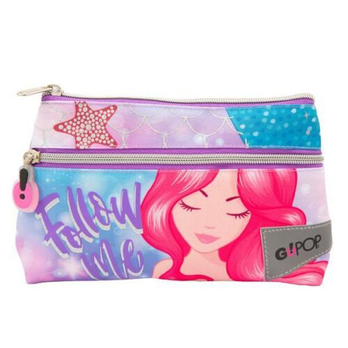 Astuccio bustina 2 zip GoPop Mermaid